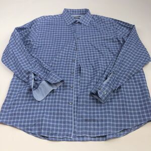 Bugatchi Uomo Classic Fit 17.5 / 38 EUC Button Front Long Sleeve Dress Shirt